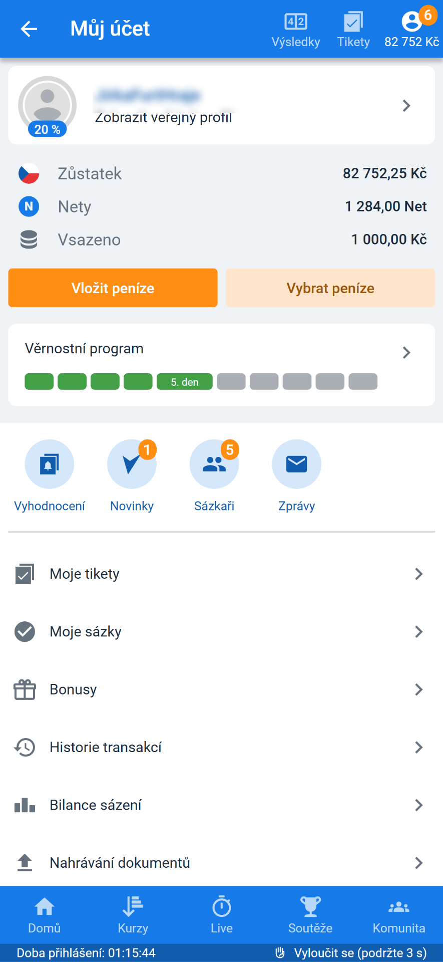 Recenze Účty členů 2